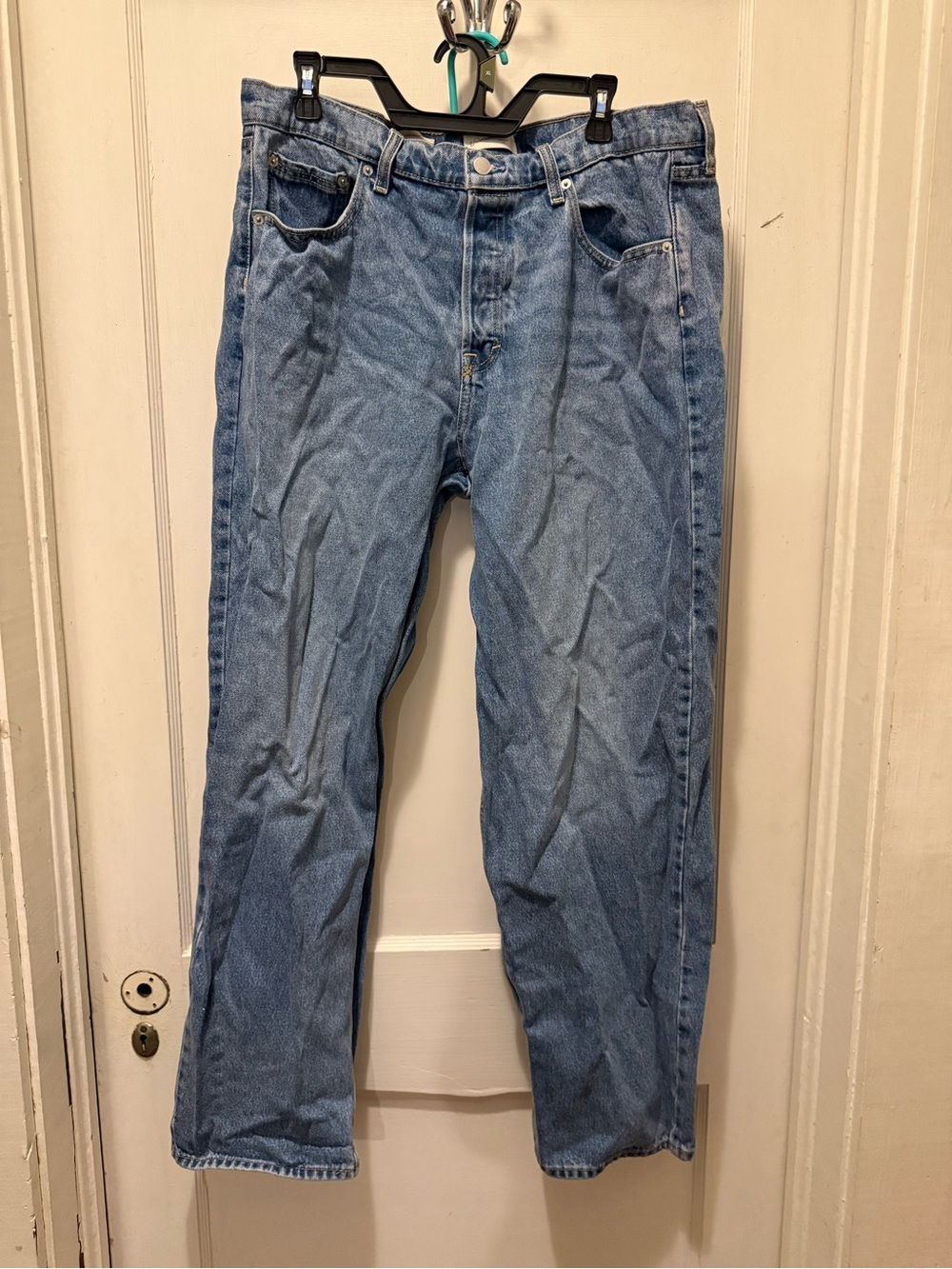 Target Mid Rise Baggy Jeans w/ Heart Pockets